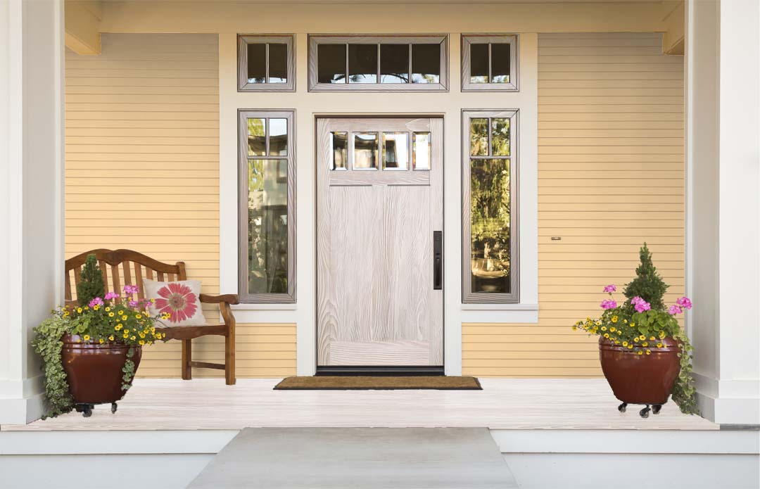 Wood'n Finish Front Door Kit - White Wash - Retique It®