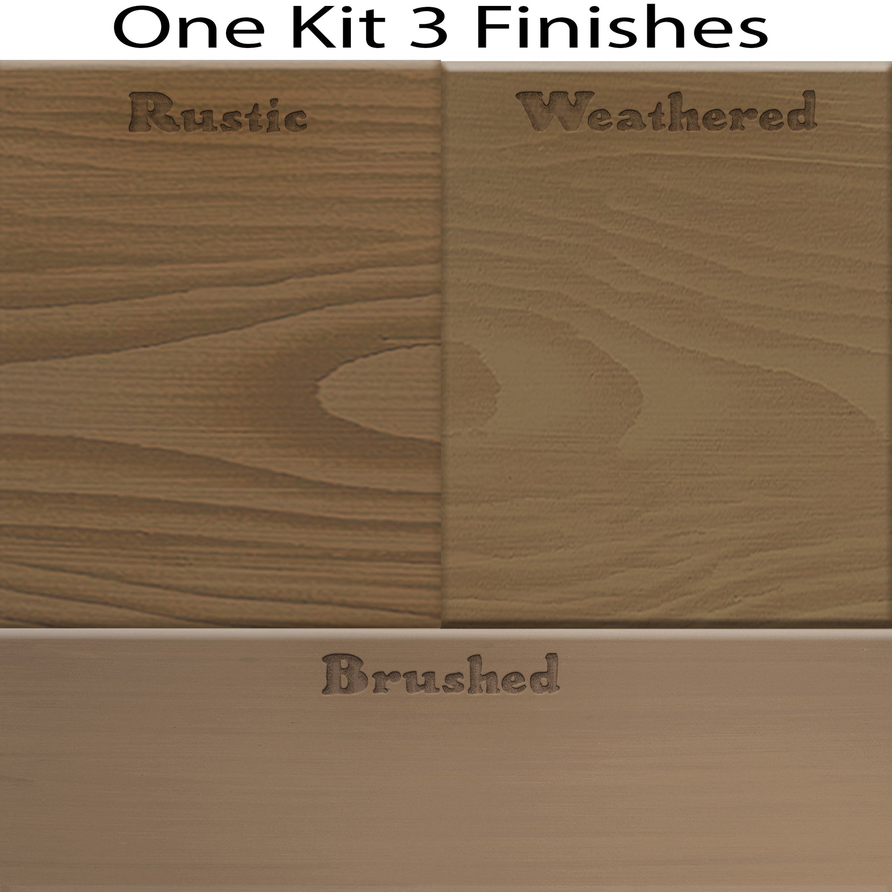 Fireplace Mantel Wood'n Finish Kit - Barn Wood