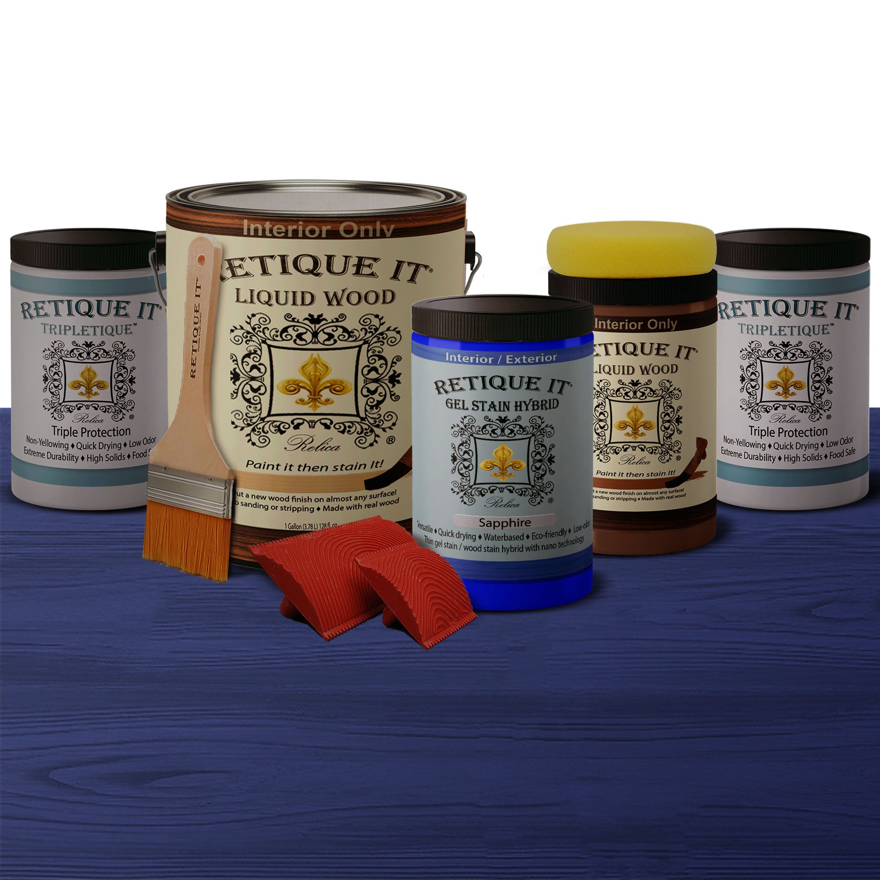 Rustic Finish Kit - Sapphire