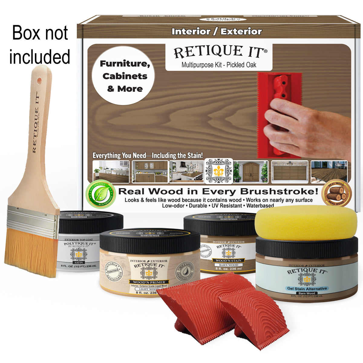 Multi-purpose Wood'n Kit - Barn Wood - Interior Top Coat
