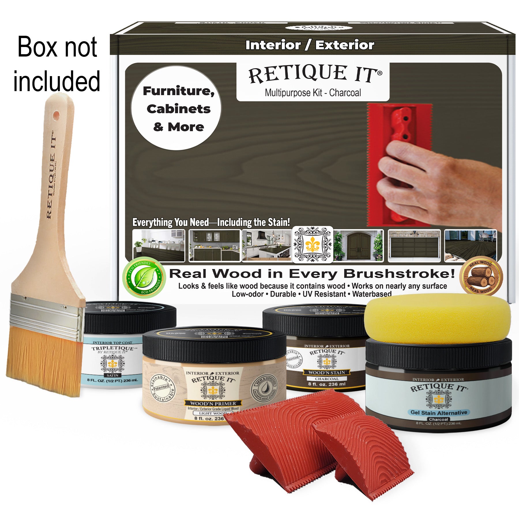 Multi-purpose Wood'n Kit - Charcoal - Interior Top Coat