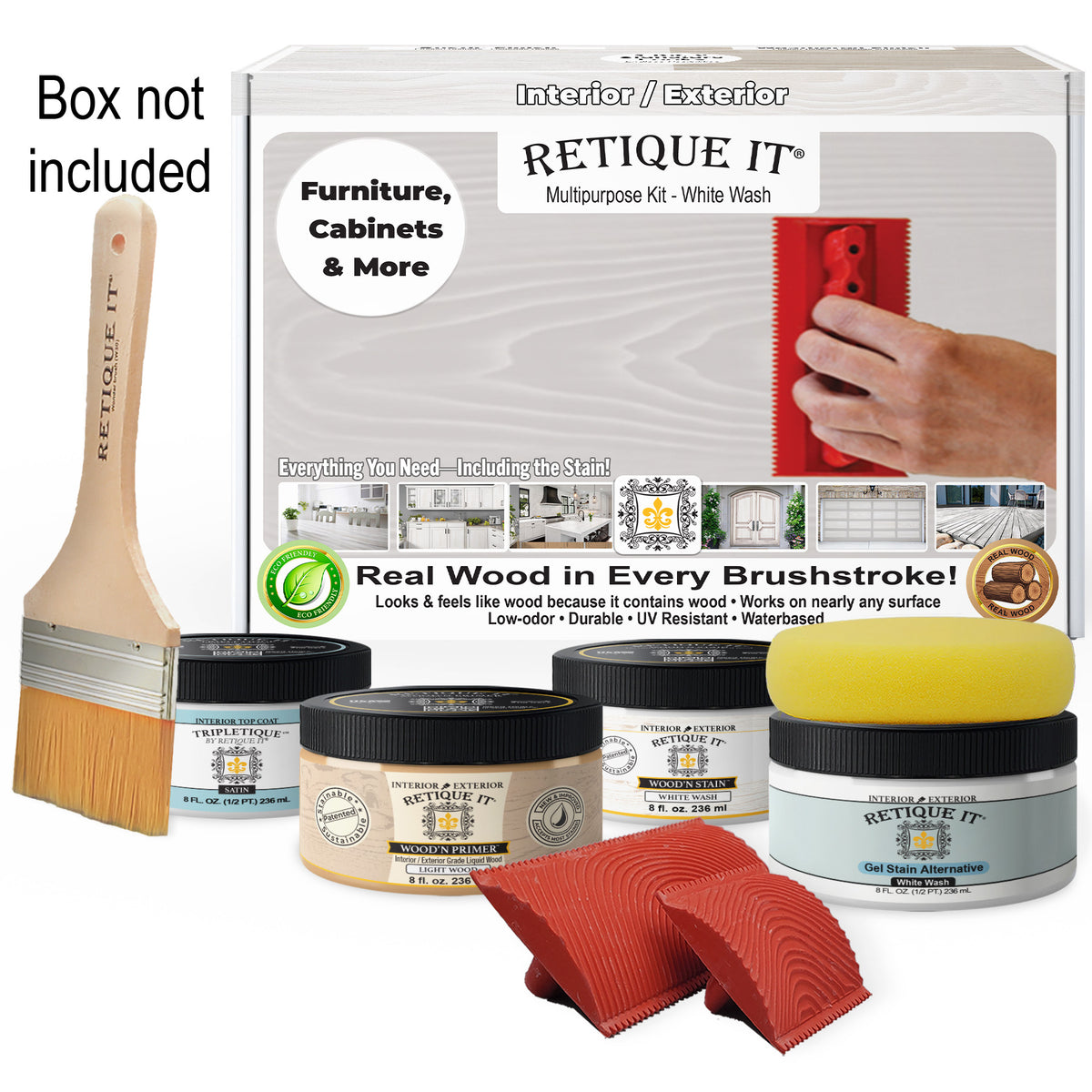 Multi-purpose Wood'n Kit - White Wash - Interior Top Coat