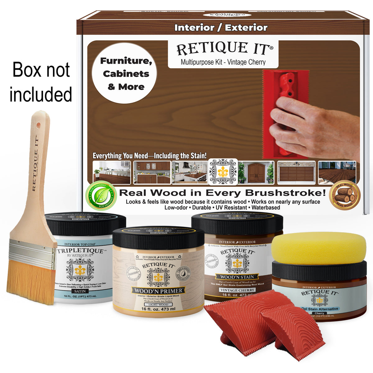 Multi-purpose Wood'n Kit (Med) - Vintage Cherry - Interior Top Coat