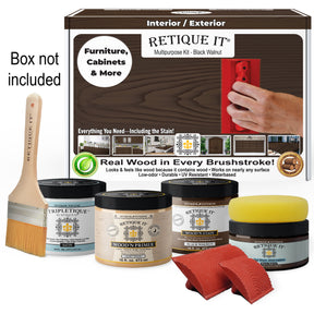 Multi-purpose Wood'n Kit (Med) - Black Walnut - Interior Top Coat