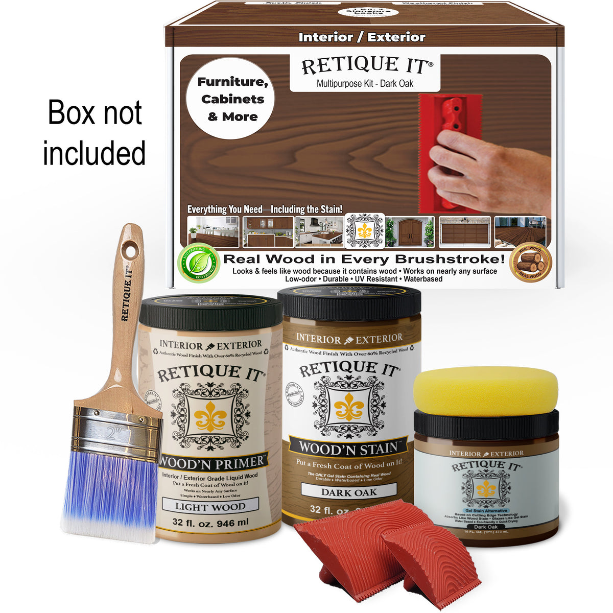 Multi-purpose Wood'n Kit (Large) - Dark Oak