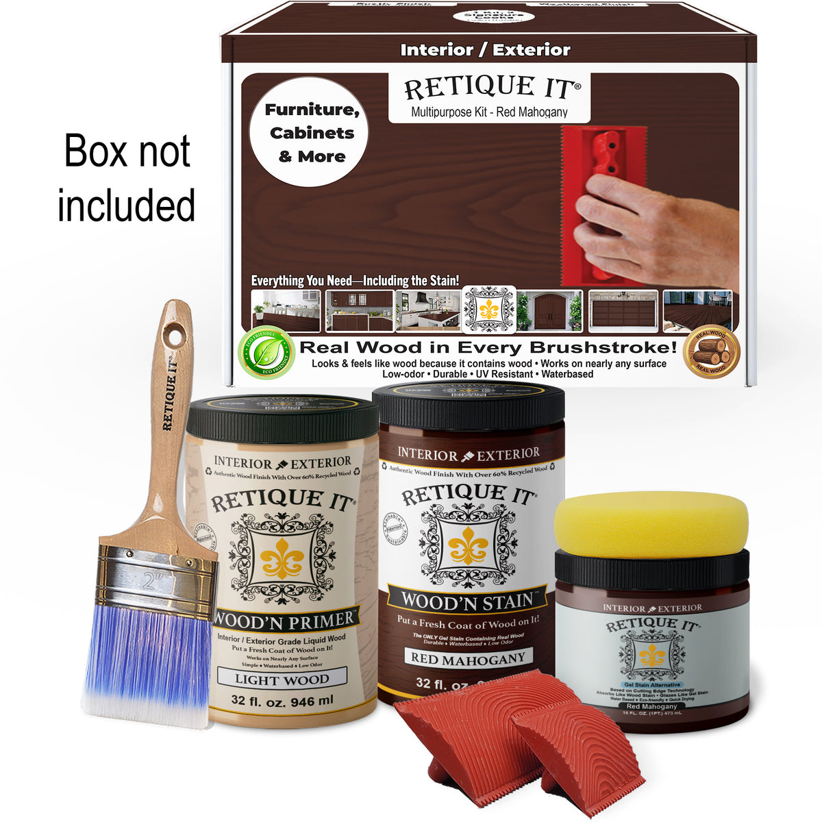 Multi-purpose Wood'n Kit (Large) - Red Mahogany