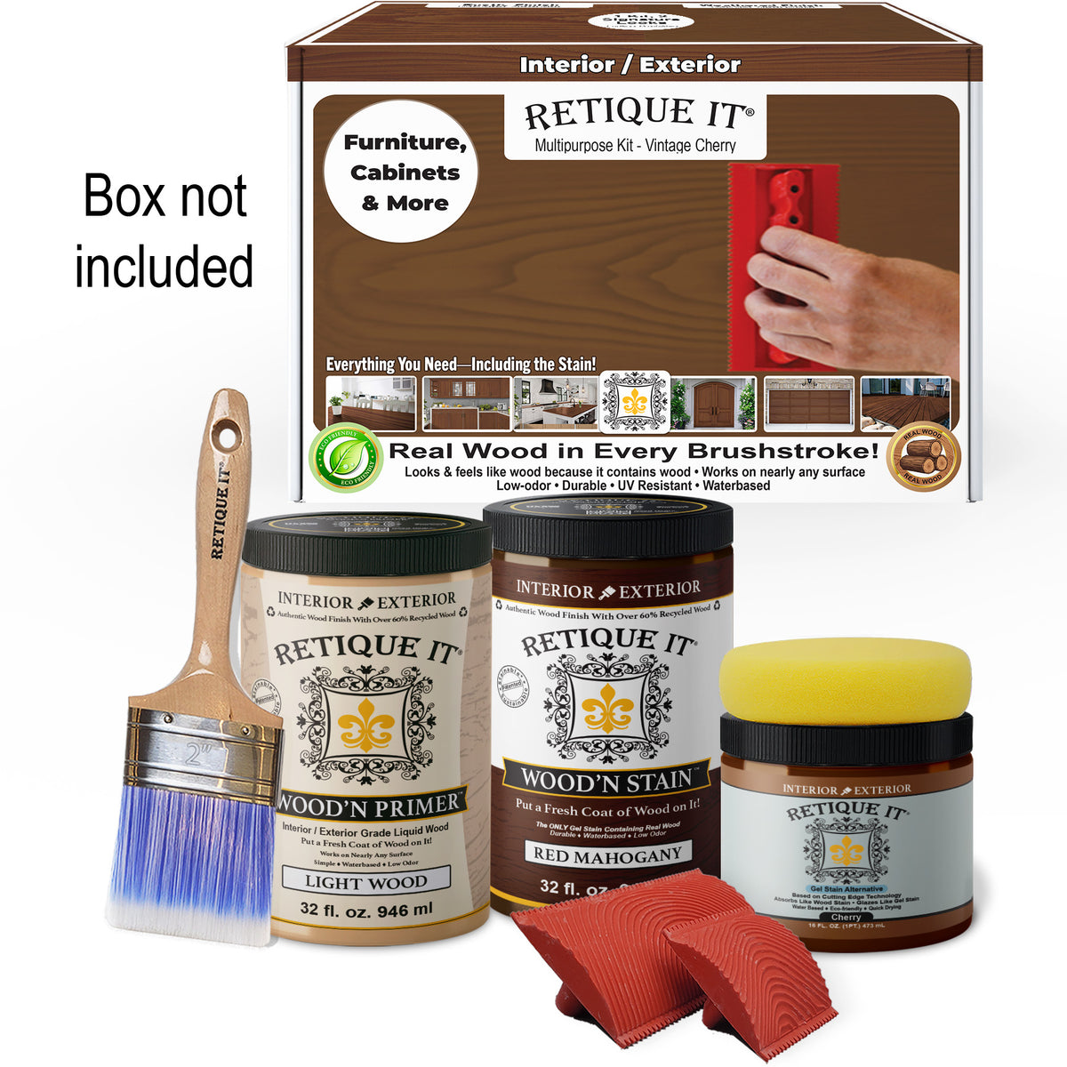 Multi-purpose Wood'n Kit (Large) - Vintage Cherry