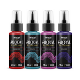 DecoArt Bold Expression Bloom Texture Paint 4-pack featuring vibrant, textured acrylic paints for creative art projects.