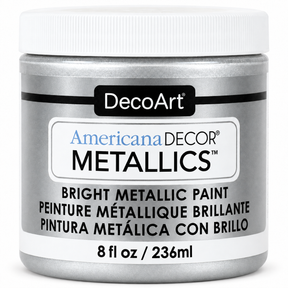 DecoArt Americana Decor Metallics Sterling Silver paint in a bottle