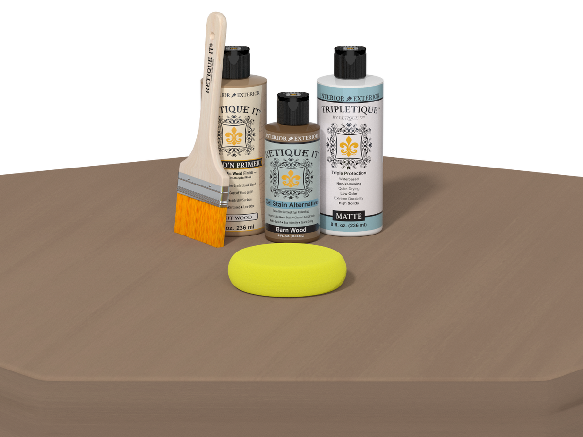 Multi-purpose Smooth Finish Kit - Barn Wood - Interior Top Coat