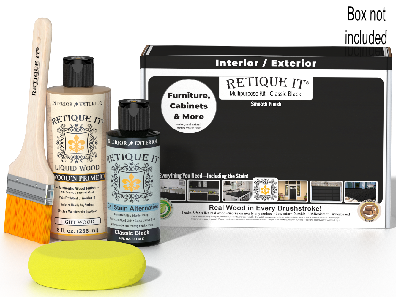Multi-purpose Smooth Finish Kit - Classic Black