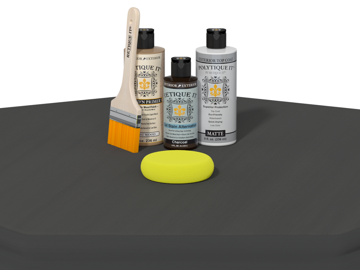 Multi-purpose Smooth Finish Kit - Charcoal - Exterior Top Coat
