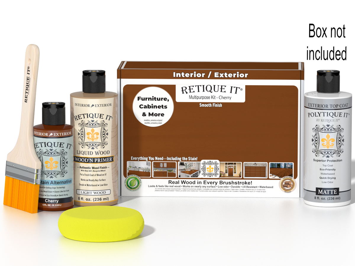 Multi-purpose Smooth Finish Kit - Cherry - Exterior Top Coat