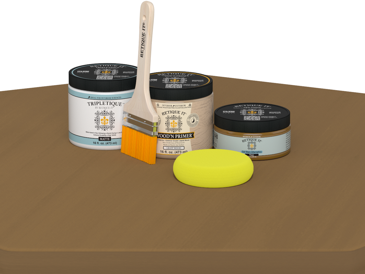 Multi-purpose Smooth Finish Kit (Med) - Pecan - Interior Top Coat