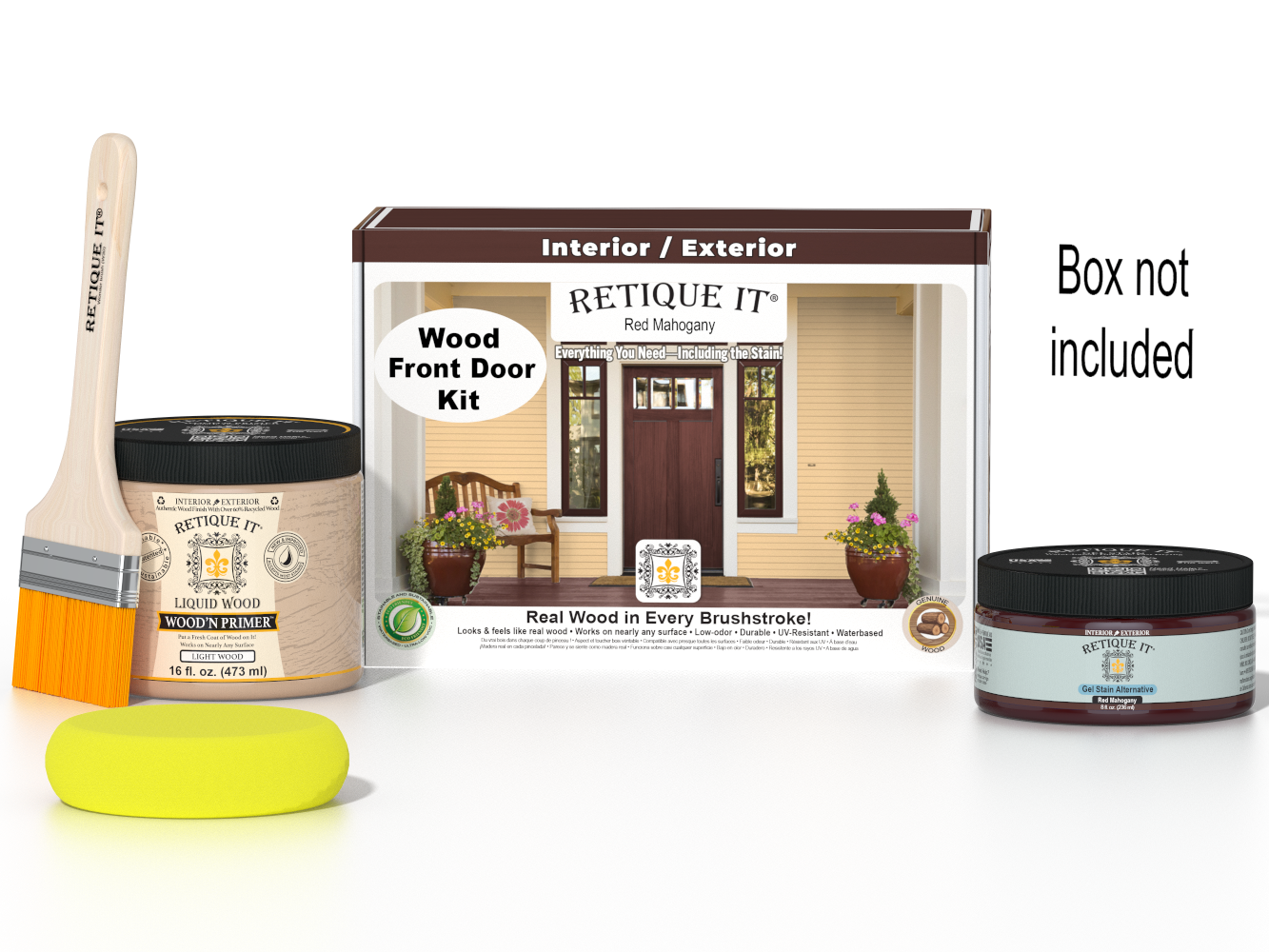 Wood'n Door Smooth Finish Kit - Red Mahogany