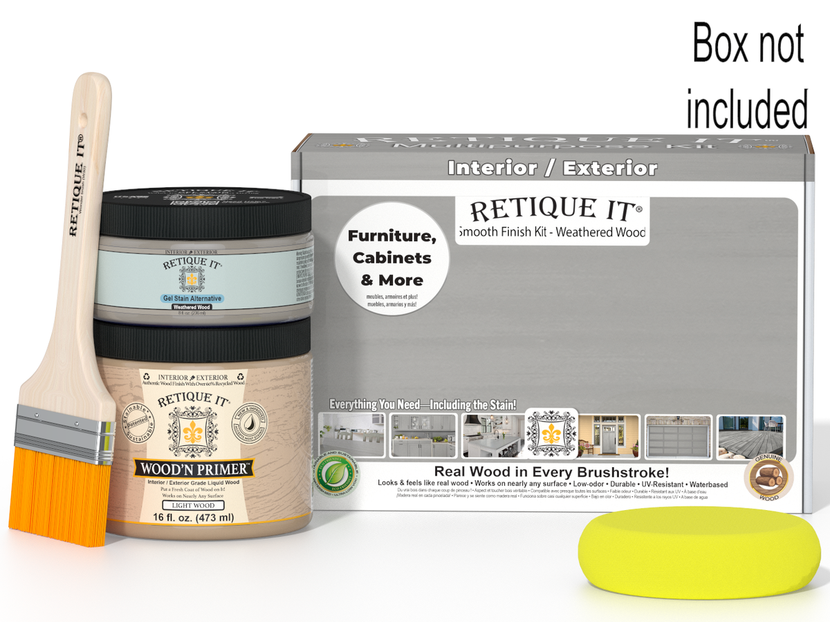 Multi-purpose Smooth Finish Kit (Med) - Weathered Wood