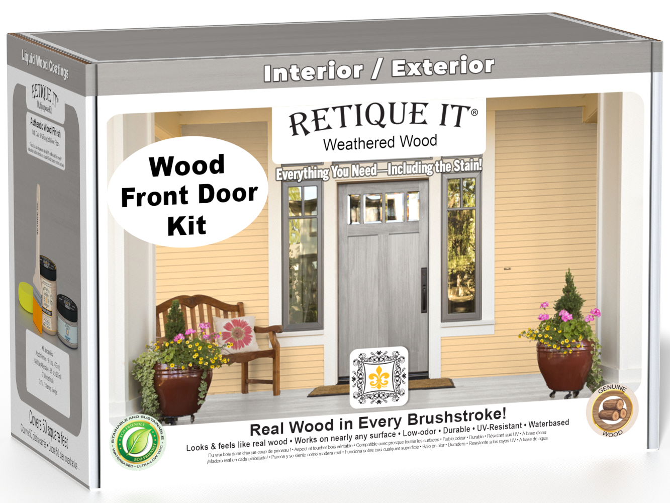 Wood'n Door Smooth Finish Kit - Weathered Wood