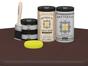 Wood'n Door Smooth Finish Kit (Double Door) - Java