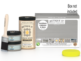Large Weathered Wood Multi-purpose Smooth Finish Kit by Retique It® in a wood finish box.