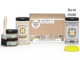 Large white oak exterior wood finish kit by Retique It featuring smooth finish and top coat in a multi-purpose wood finishing set.