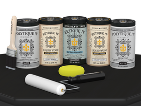 Wood'n Door Smooth Finish Kit (Front & Garage Door) - Classic Black
