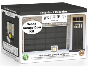 Wood'n Door Smooth Finish Kit (Front & Garage Door) - Charcoal