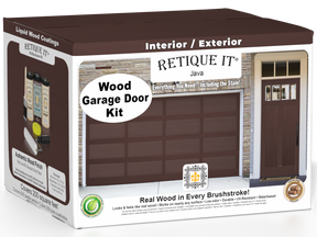 Wood'n Door Smooth Finish Kit (Front & Garage Door) - Java