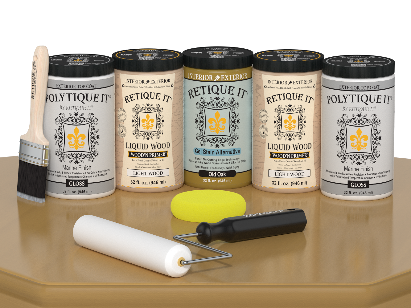 Wood'n Door Smooth Finish Kit (Front & Garage Door) - Old Oak