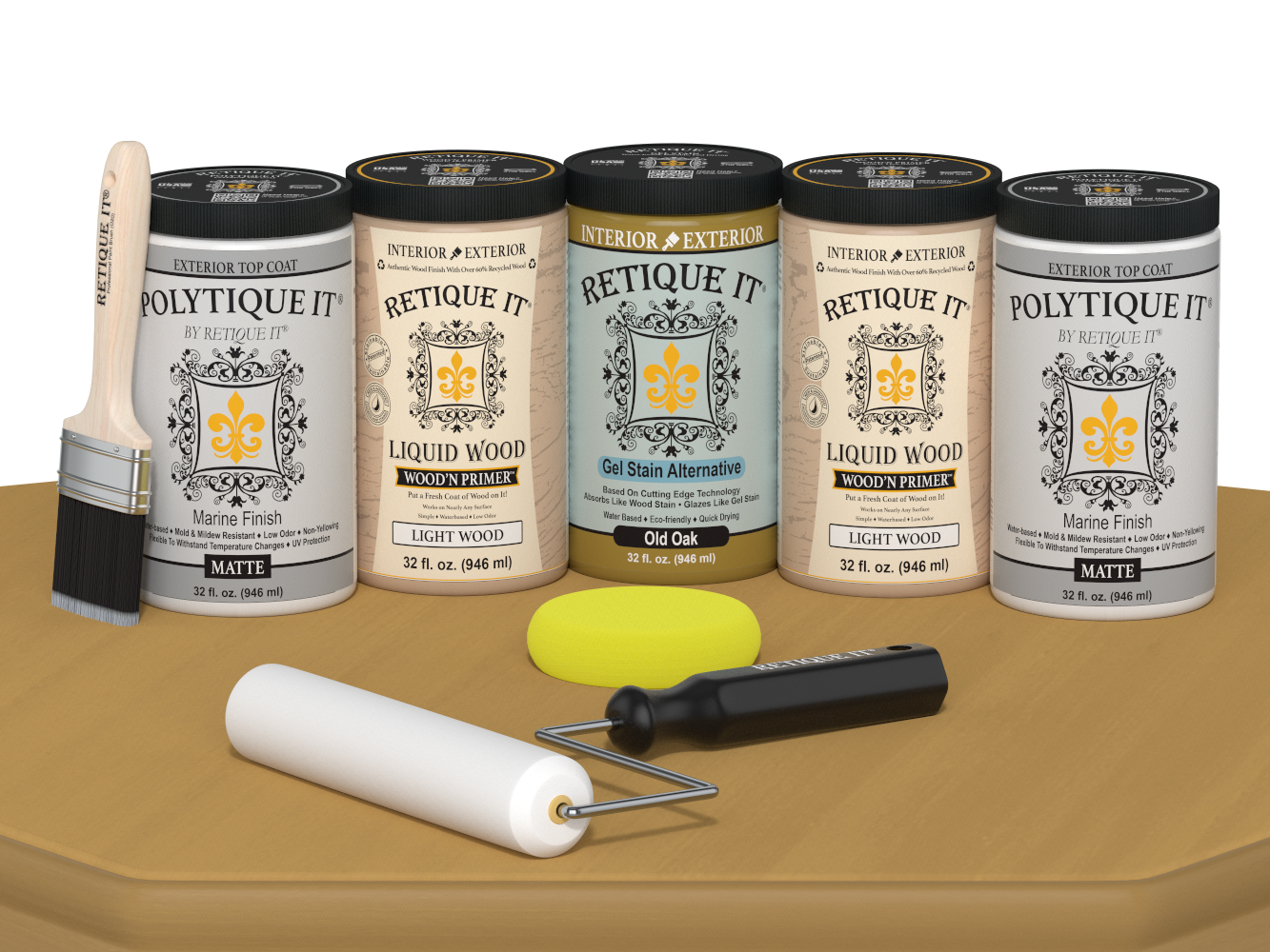 Wood'n Door Smooth Finish Kit (Front & Garage Door) - Old Oak