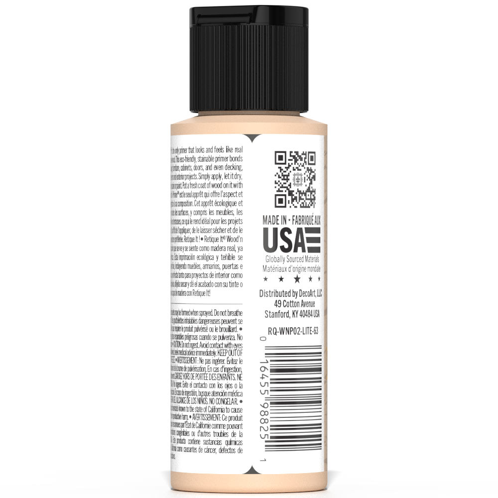 Liquid Wood Wood'n Primer - Light Wood - 2 oz Sample