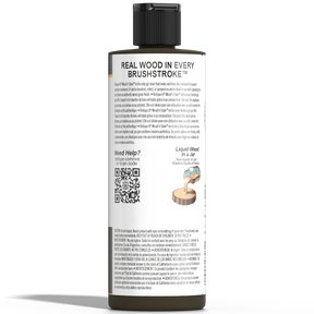 Retique It Liquid Wood Wood'n Stain in Charcoal, 8 oz bottle, showcasing the dark charcoal stain for wood finishing.