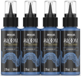 Retique It® Bloom Texture Paint 4-pack in Ultramarine Lift, showcasing textured paint bottles with vibrant blue color.