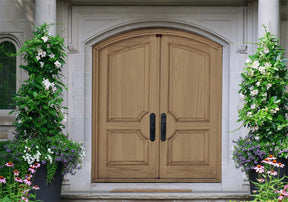 Wood'n Finish Front Door Kit (Double) - Barn Wood