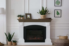 Retique It® Multi-purpose Smooth Finish Kit (Large) in charcoal for interior wood and fireplace mantles with a sleek, smooth finish.