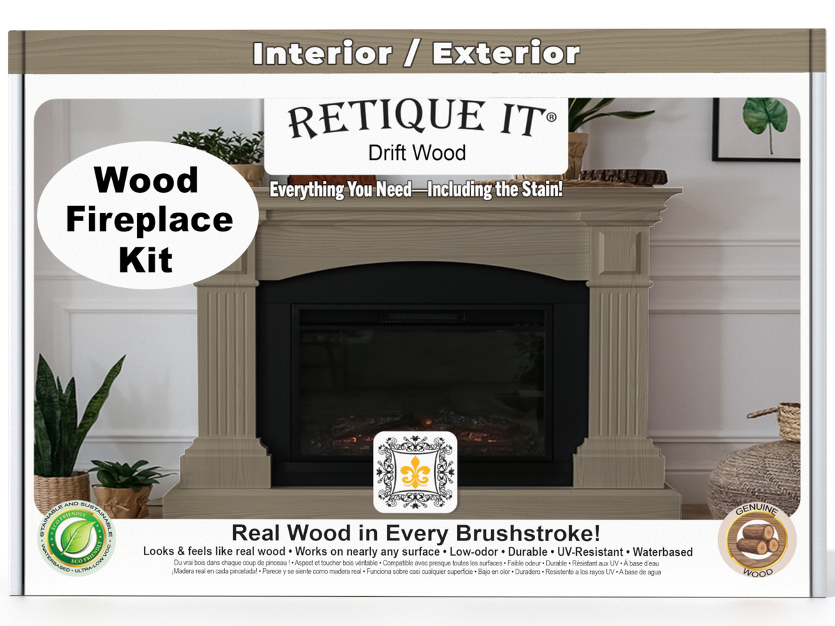 Fireplace Wood'n Finish Kit (Full Fireplace) - Drift Wood