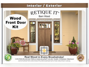 Wood'n Finish Front Door Kit - Barn Wood
