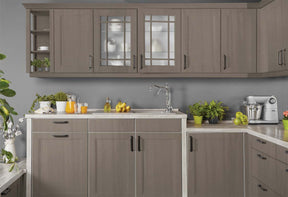 Retique It Multi-purpose Smooth Finish Kit (Large) in Harbor Gray for interior wood cabinets with a sleek, smooth top coat finish.