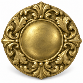 DecoArt Metallic Lustre Burnished Brass metallic paint swatch in a warm brass finish