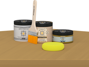 Retique It® Multi-purpose Smooth Finish Kit in Old Oak for exterior wood projects, featuring a matte top coat for a sleek finish.