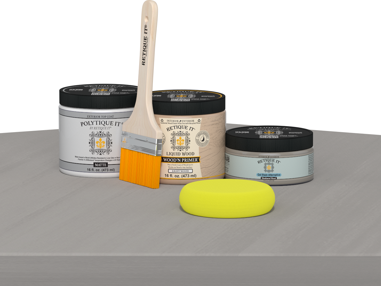 Wood'n Door Smooth Finish Kit - Weathered Wood