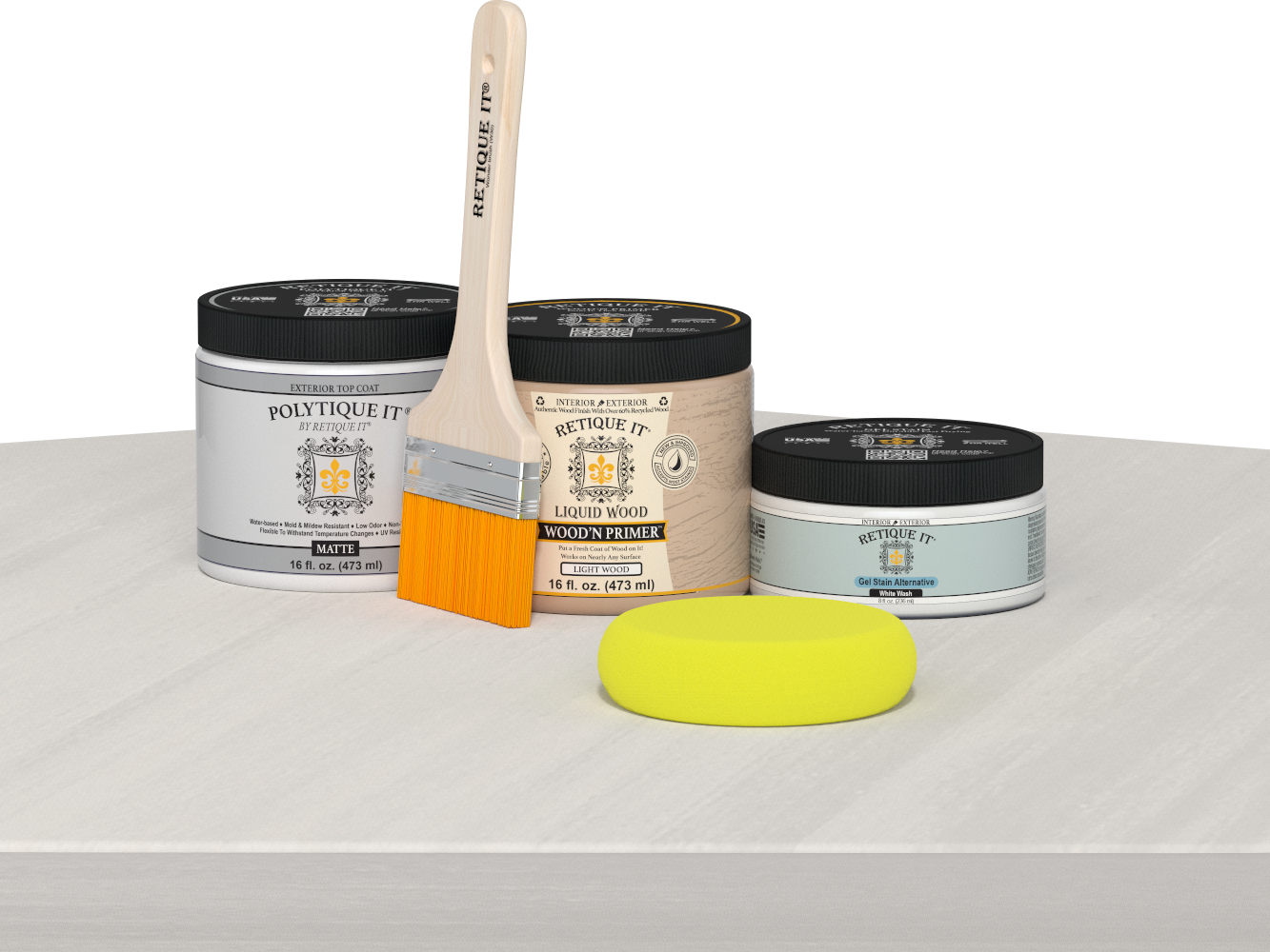 Wood'n Door Smooth Finish Kit - White Wash