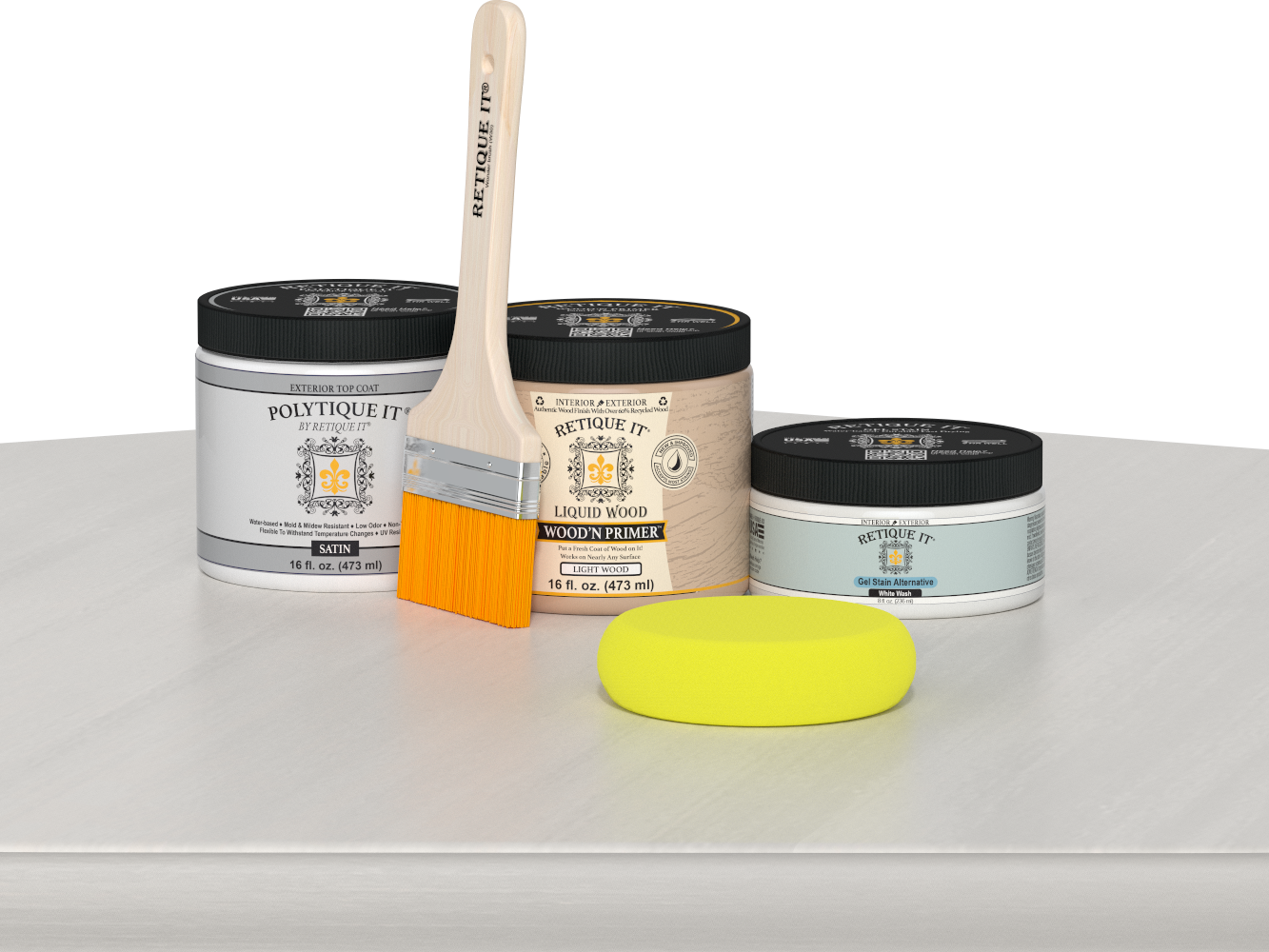 Wood'n Door Smooth Finish Kit - White Wash