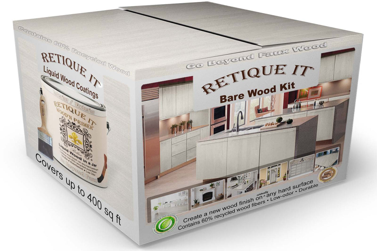 Bare Wood Kit (4x Lg) - Bleached Wood - Exterior Top Coat