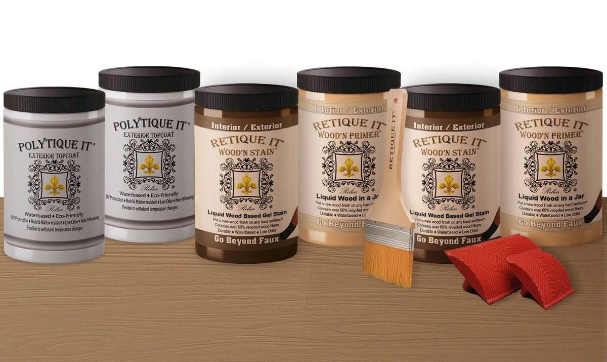 Wood'n Door Kit (Front & Garage Door) - Dark Oak