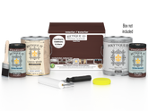 Retique It® Multi-purpose Smooth Finish Kit in Red Mahogany for exterior wood projects, includes four large top coat containers.