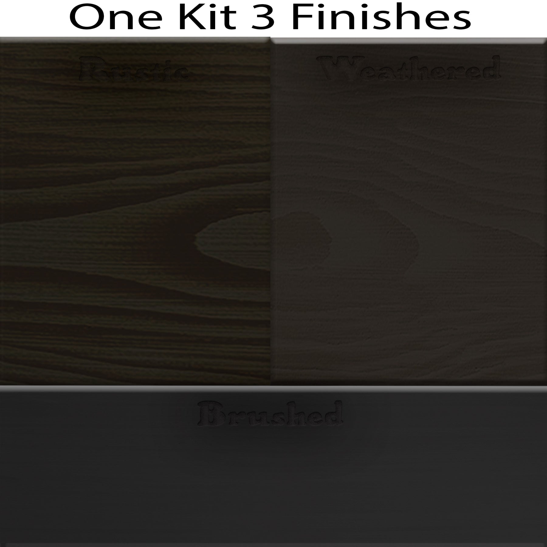 Multi-purpose Wood'n Kit (4x Lg) - Classic Black