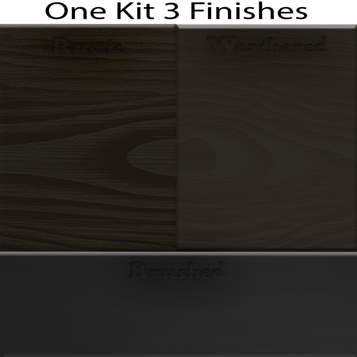 Wood'n Door Smooth Finish Kit (Front & Garage Door) - Classic Black