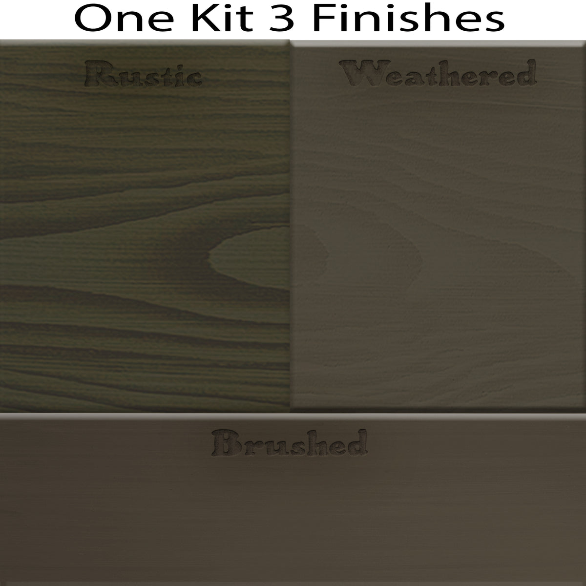 Multi-purpose Wood'n Kit (4x Lg) - Charcoal