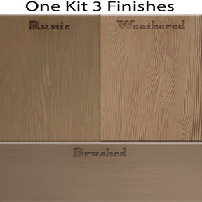 Wood'n Finish Front Door Kit (Double) - Barn Wood