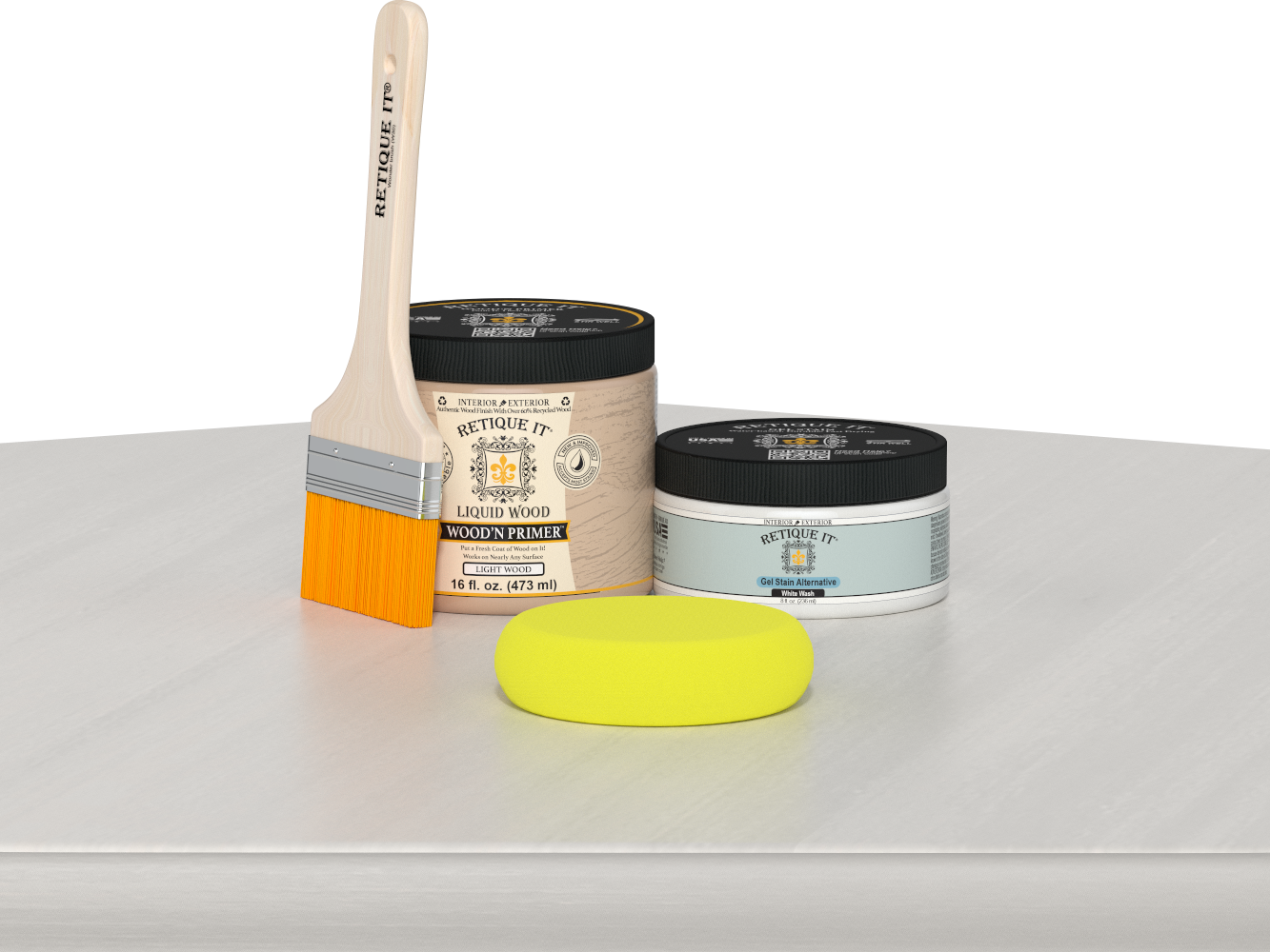Wood'n Door Smooth Finish Kit - White Wash